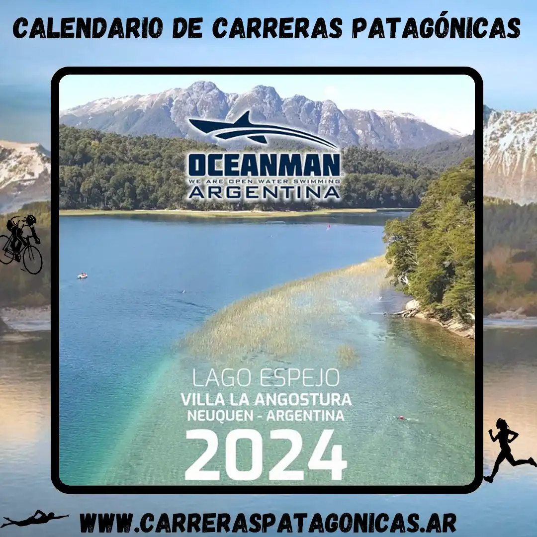 Flyer de carrera OceanMan Argentina 2024