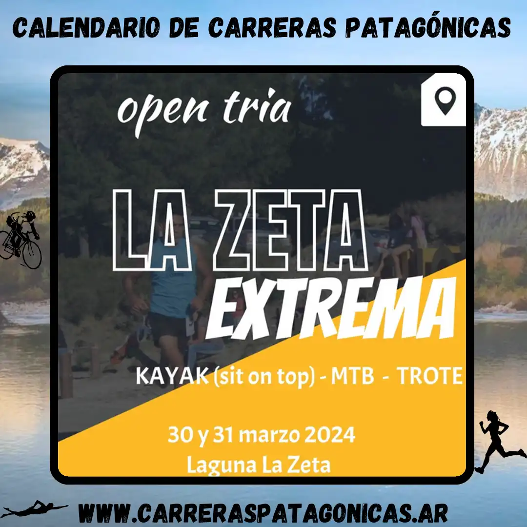 Flyer de carrera La Zeta Extrema 2024