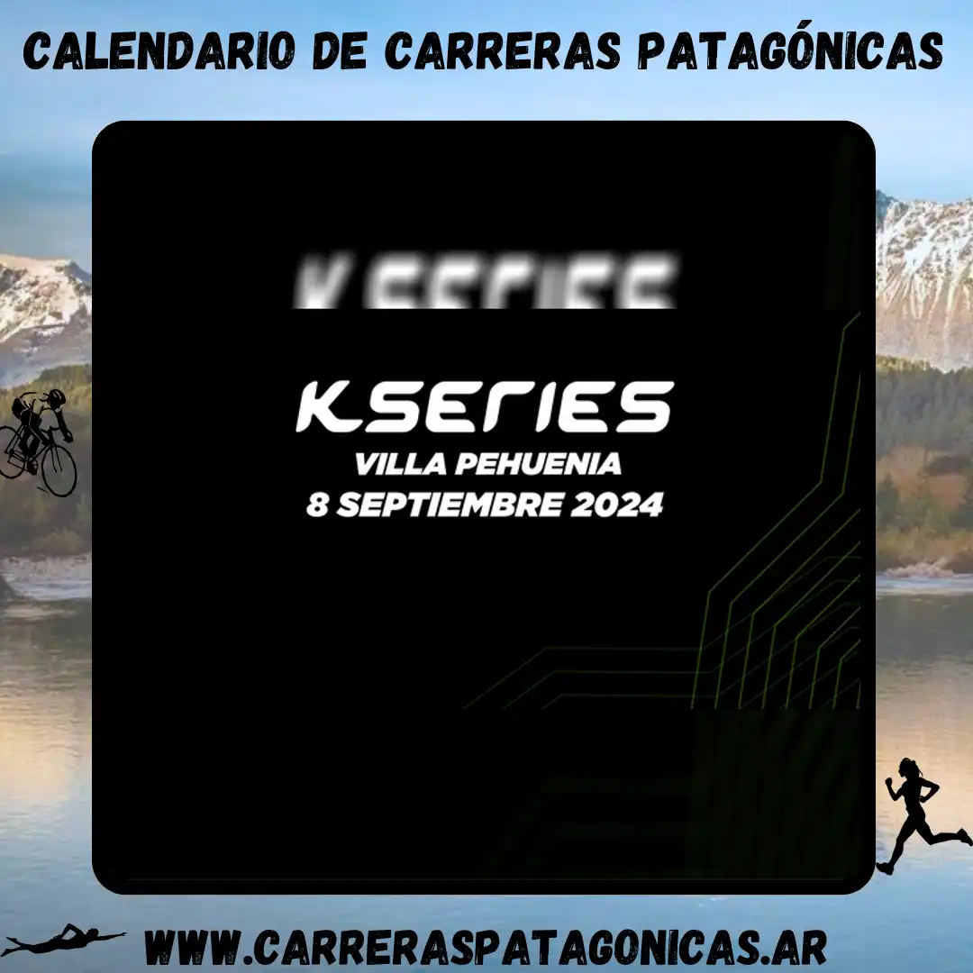 Flyer de carrera KSeries Villa Pehuenia 2024