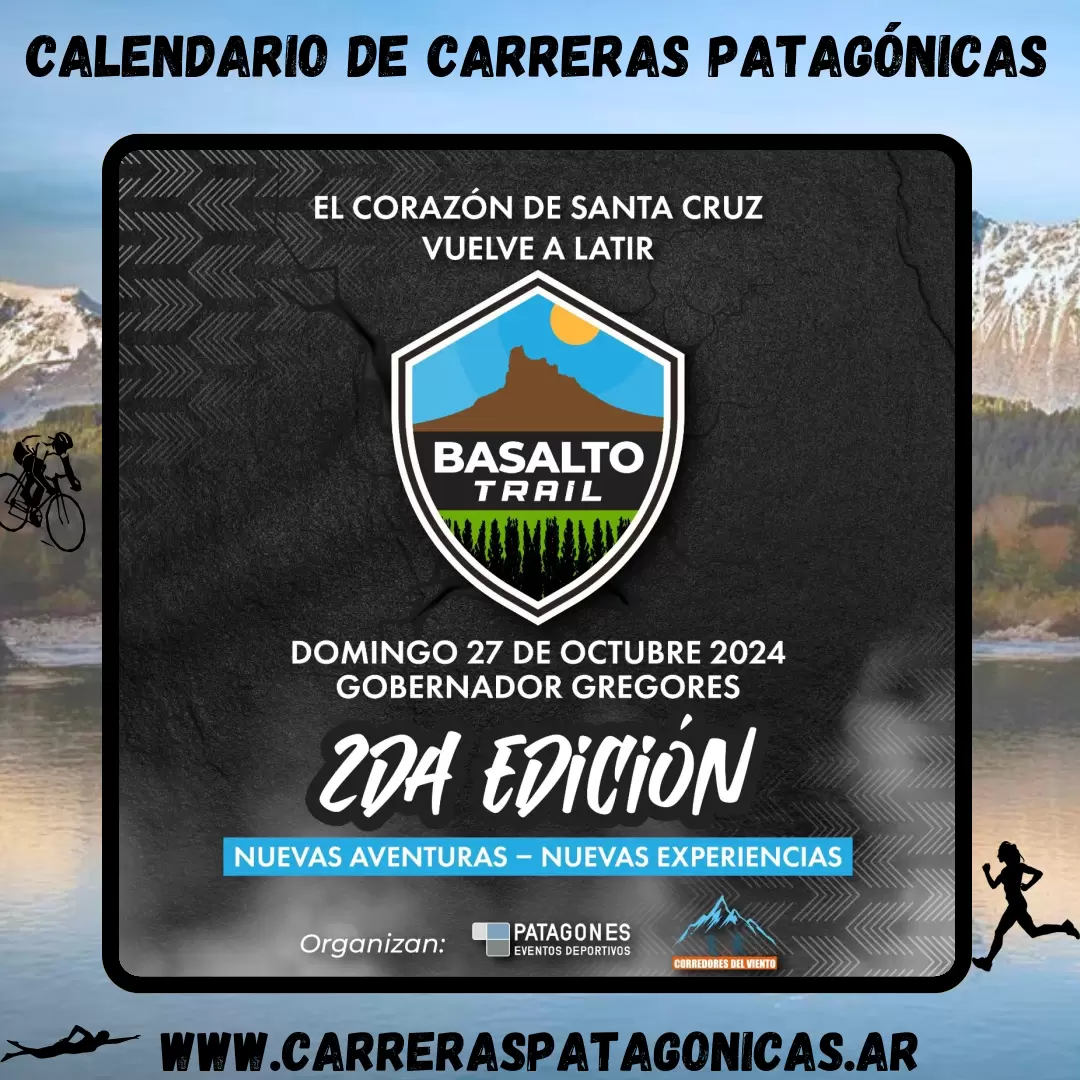 Flyer de carrera Basalto Trail 2024