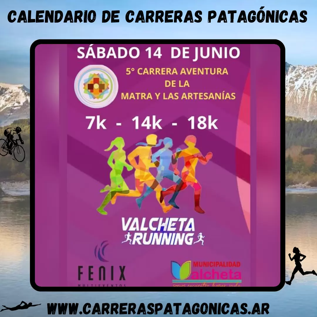 Flyer de carrera Carrera Aventura de la Matra y las Artesanías 2025