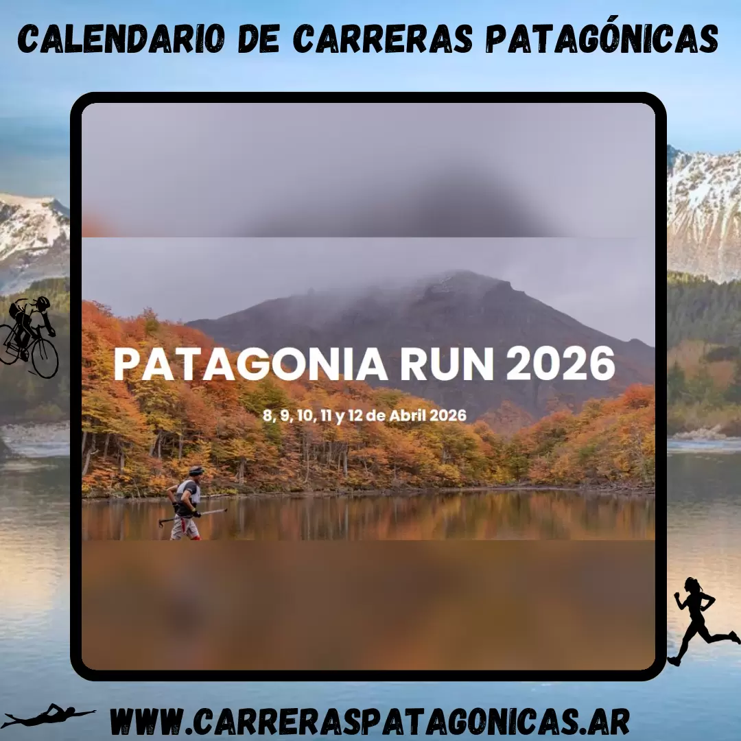 Flyer de carrera Patagonia Run 2026