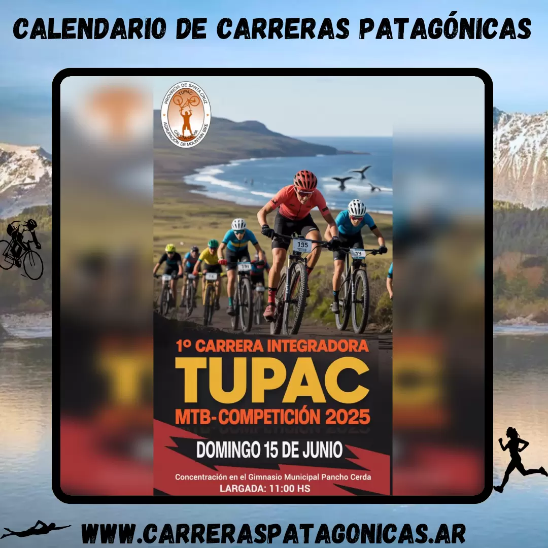 Flyer de carrera Tupac MTB 2025