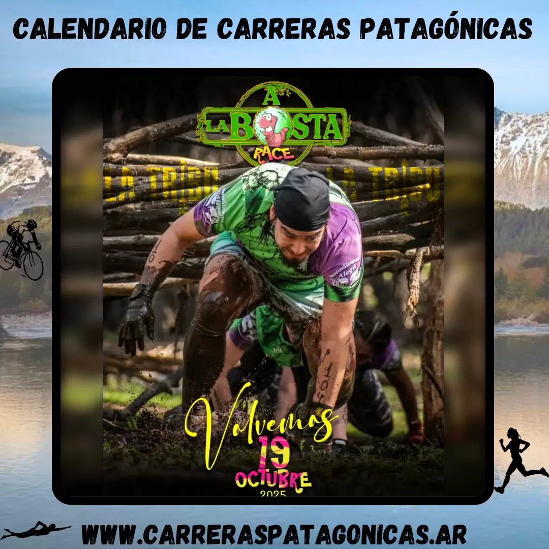 Flyer de carrera A la Bosta Race 2025