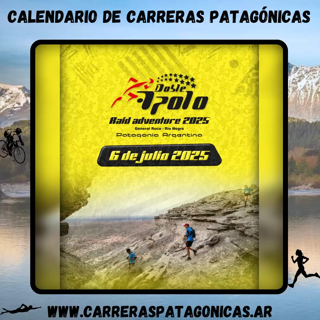 Flyer de carrera Doble Apolo Raid Adventure 2025