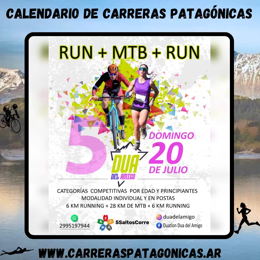 Flyer de carrera Dua del Amigo 2025